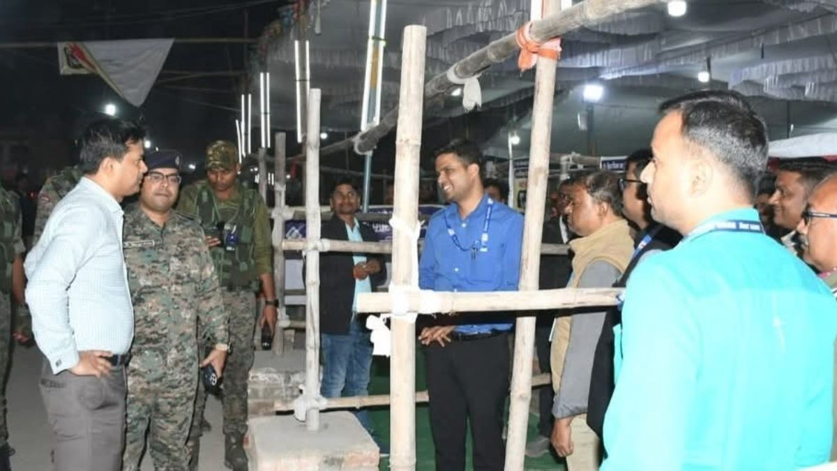 evms sealed in strong room under three layer security