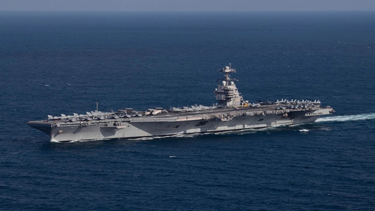 us aircraft carrier arrives in latin america raising tensions in venezuela