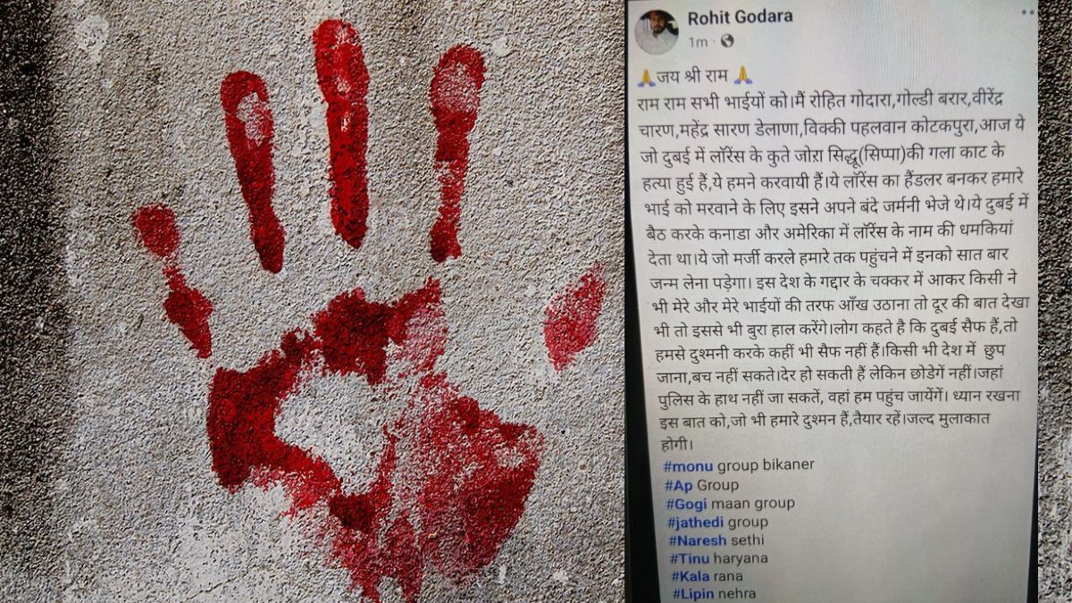 dubai gang war rohit godara claims lawrence gang members murder