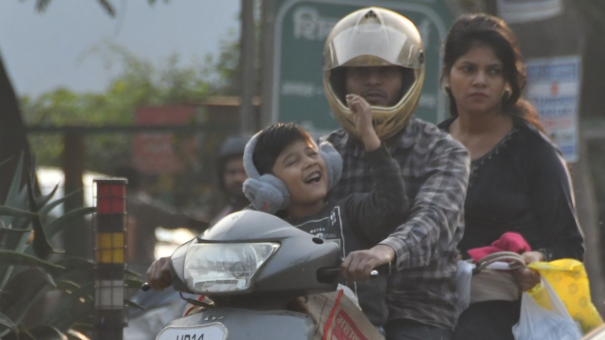 ghaziabad weather temperature rises by two degrees