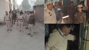 faridabad police search operation rohingya bangladeshi tenant verification