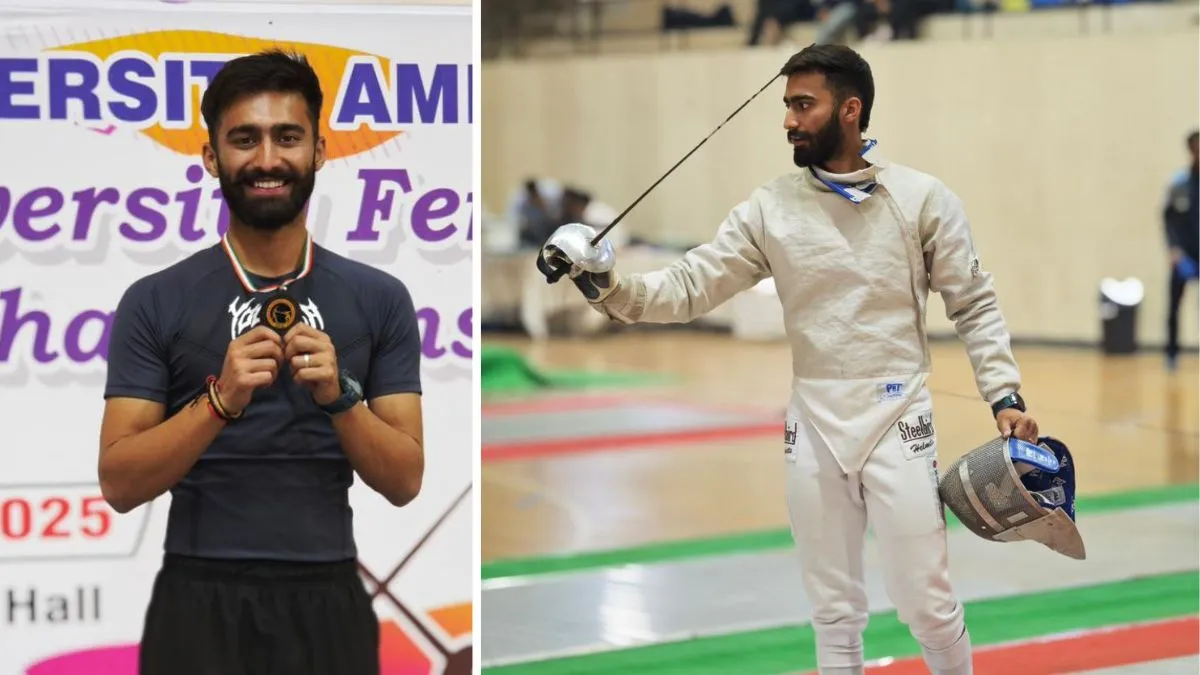 सिरमौर के विश्वजीत ने तलवारबाजी में जीता मेडल, खेलो इंडिया विश्वविद्यालय की राष्ट्रीय प्रतियोगिता में दिखाएंगे अब दमखम
