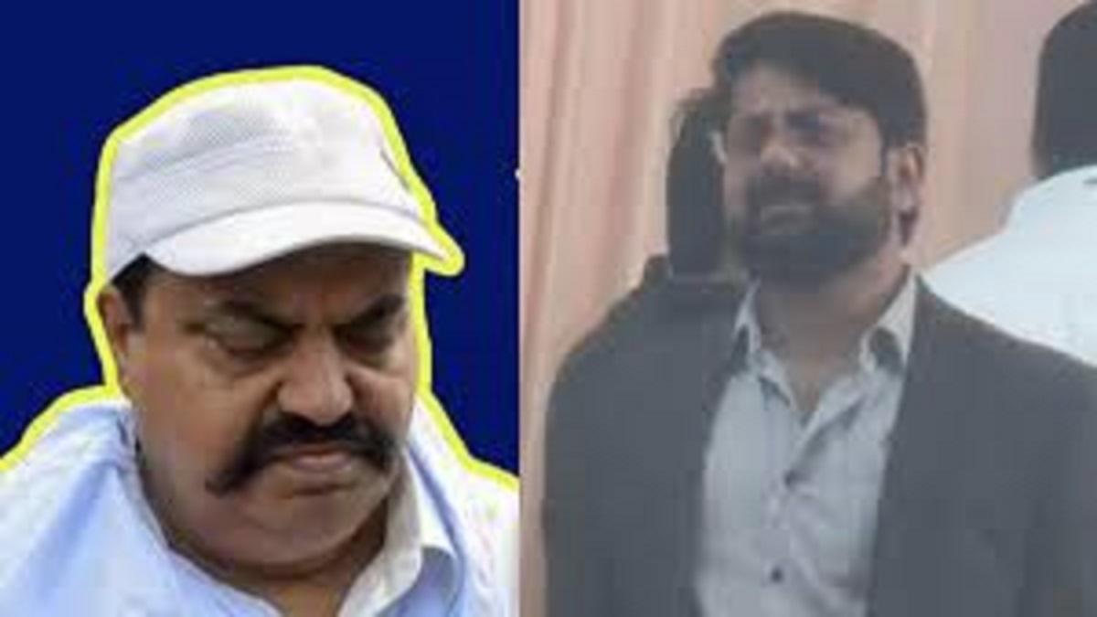 umesh pal murder suspect seen with lekhpal video viral in prayagraj