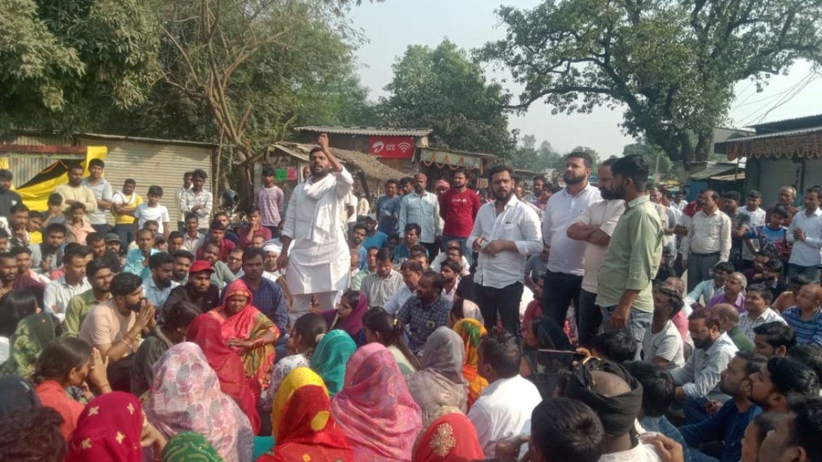 akash died in an accident police lathi charged villagers who had blocked the road