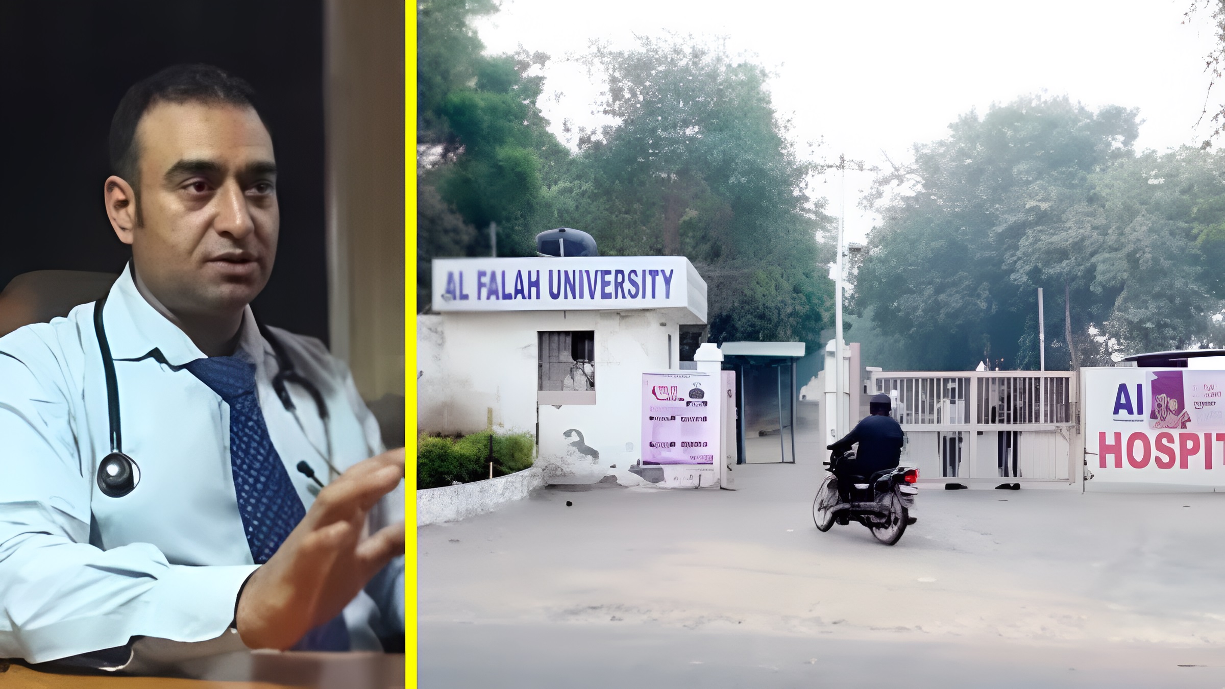 dr umar appointment controversy in al falah university faces questions after delhi blast