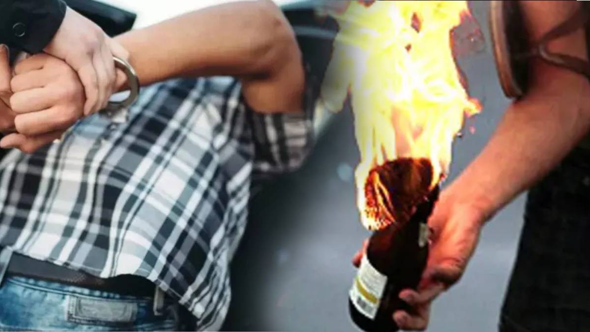 punjab security alert four arrested in moga with petrol bombs