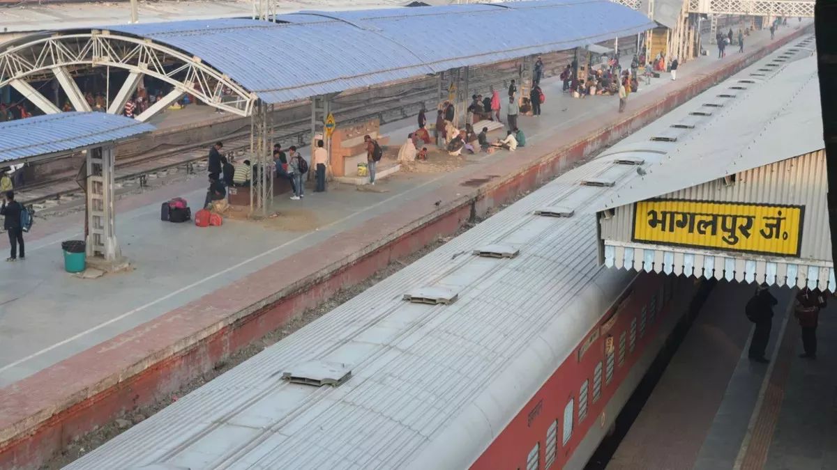 bhagalpur railway station platform expansion and fob widening project