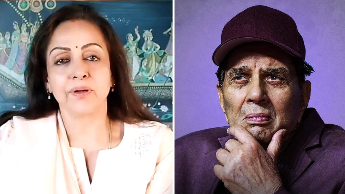 hema malini first reaction on husband dharmendra come back home from hospital