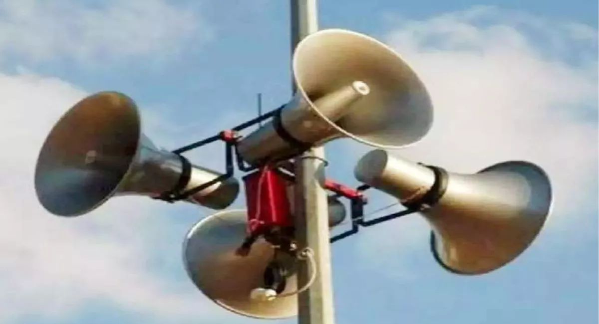 92 loudspeakers removed from religious sites in gorakhpur