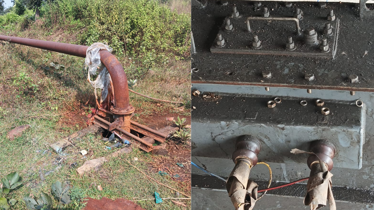 cable theft attempt in dhanbad colliery workers protest for security