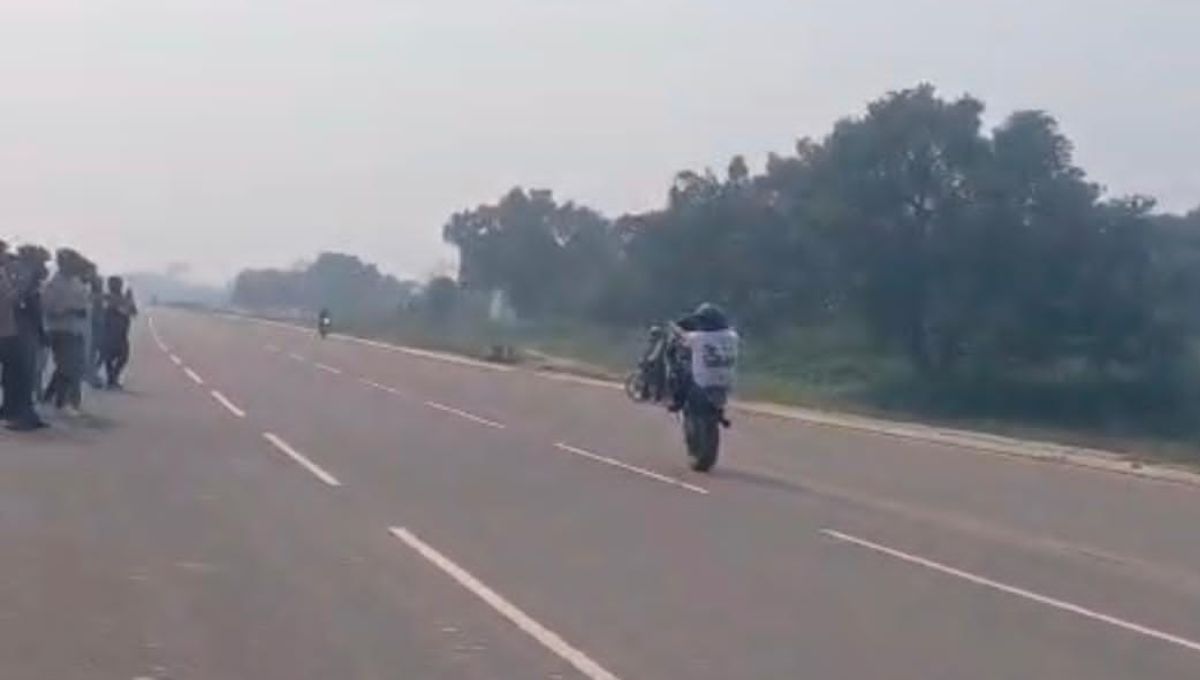 gorakhpur bypass stunt hub two arrested for reckless acts
