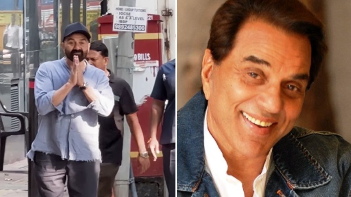 sunny deol furious on paparazzi while make video his bungalow outside amid dharmendra health issue