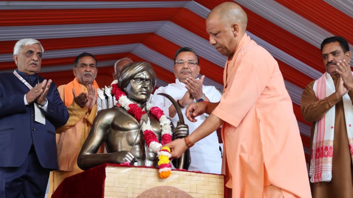 tribal upliftment cm yogi launches janjati bhagidari utsav