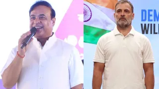 सीएम हिमंत बिस्वा सरमा और कांग्रेस सांसद राहुल गांधी। (फाइल फोटो)