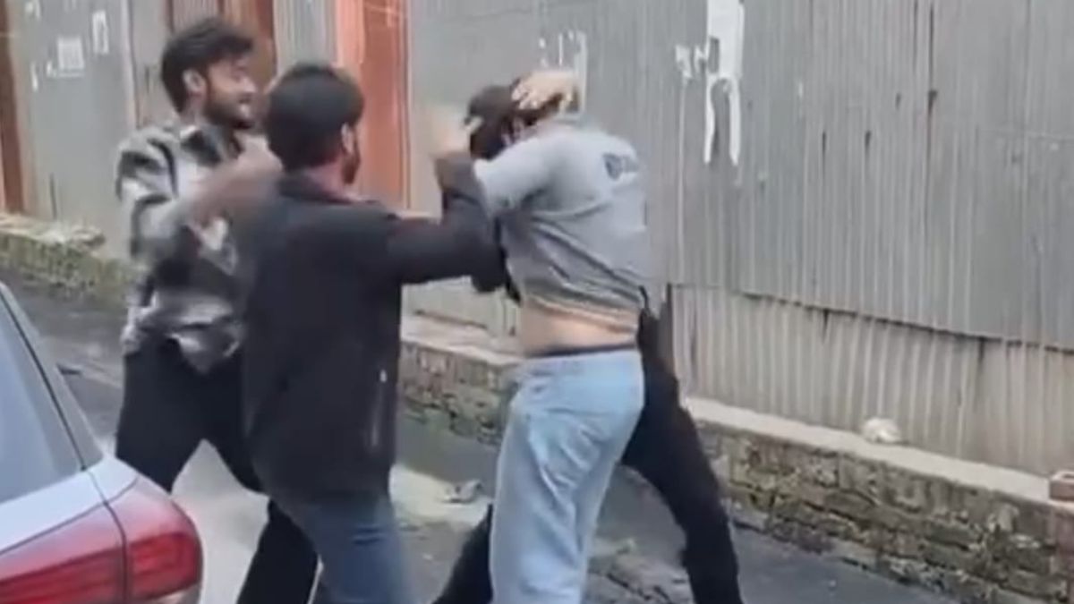 youth beating video viral in clement town dehradun
