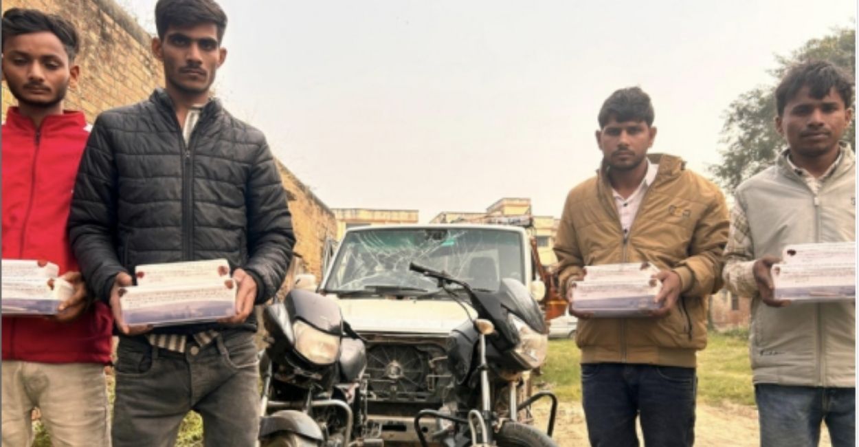 etawah police encounter four criminals arrested including history sheeter