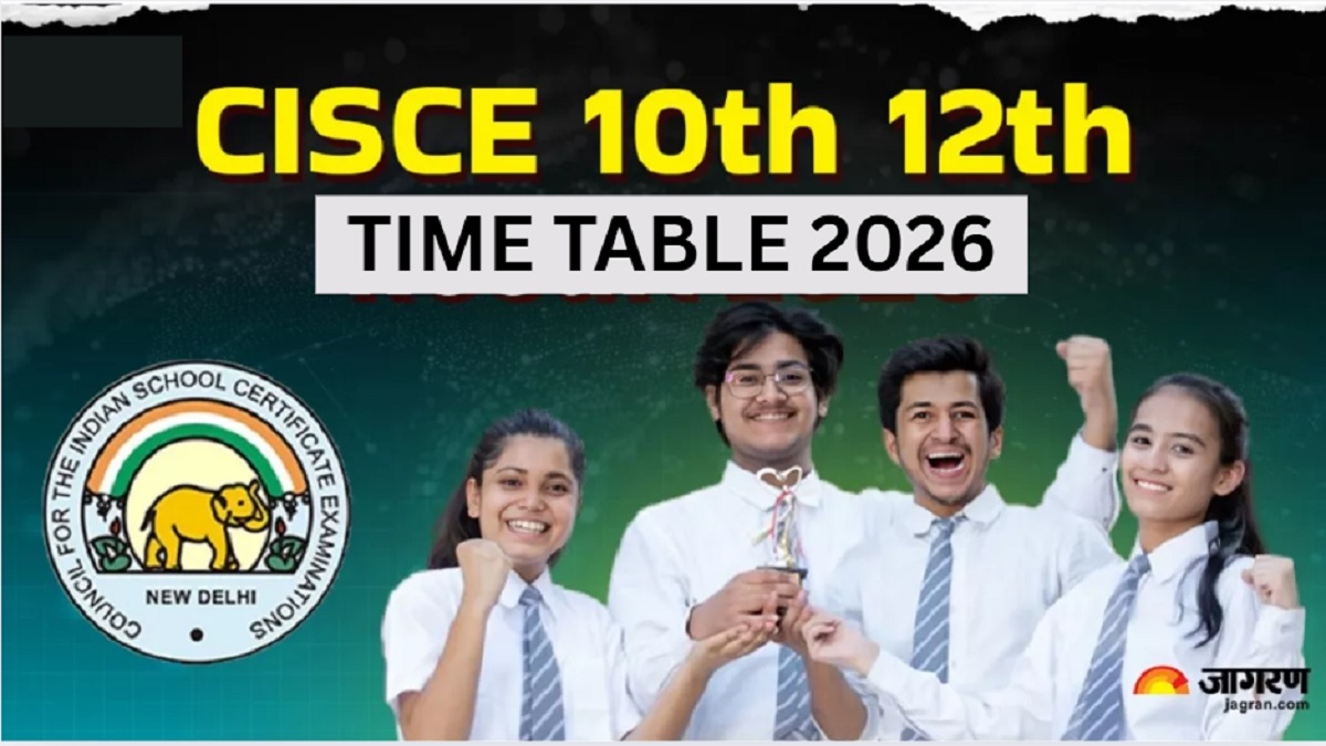 icse isc board exam 2026 cisce 10th 12th datesheet released check full schedule here