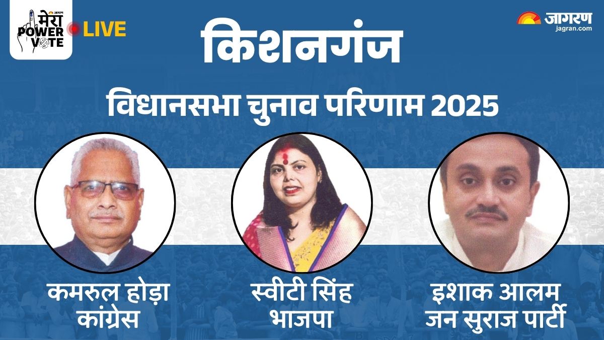 kishanganj vidhan sabha chunav result 2025 rjd vs jdu vs bjp vs congress winner loser and latest update