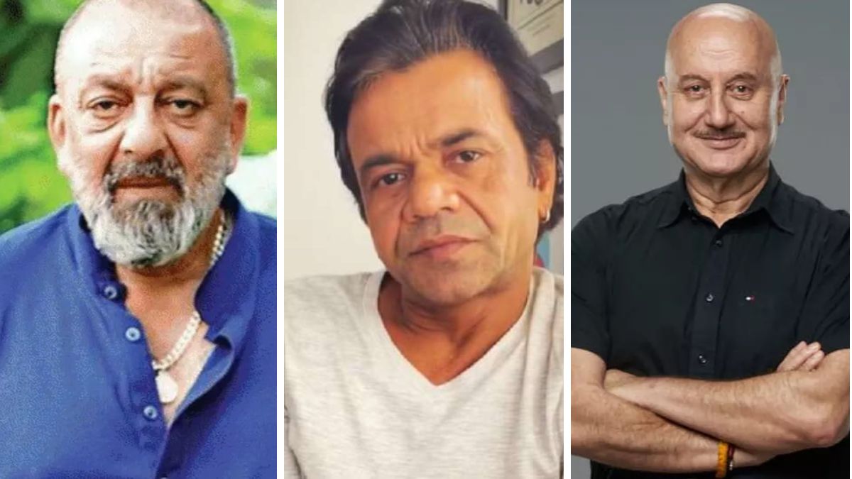 sanjay dutt rajpal yadav anupam kher in dhirendra krishna shashtri sanatan ekta padyatra