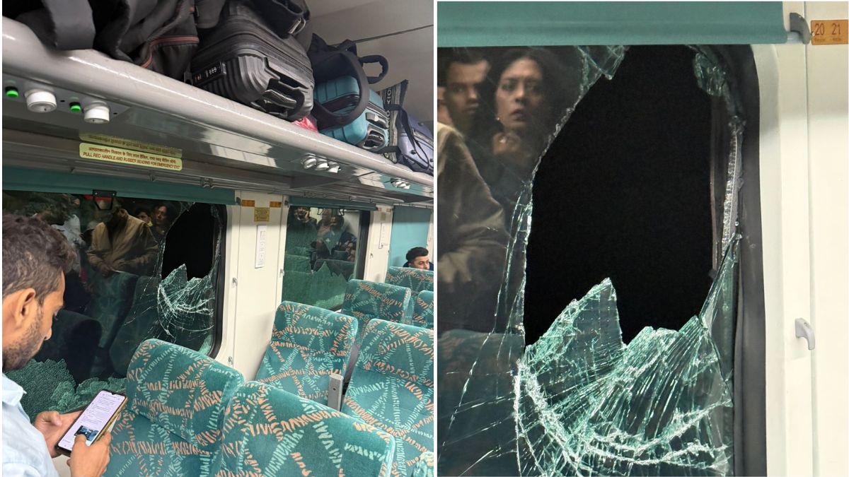 indian railways stone pelting on shatabdi express near phaphund railway station in auraiya district