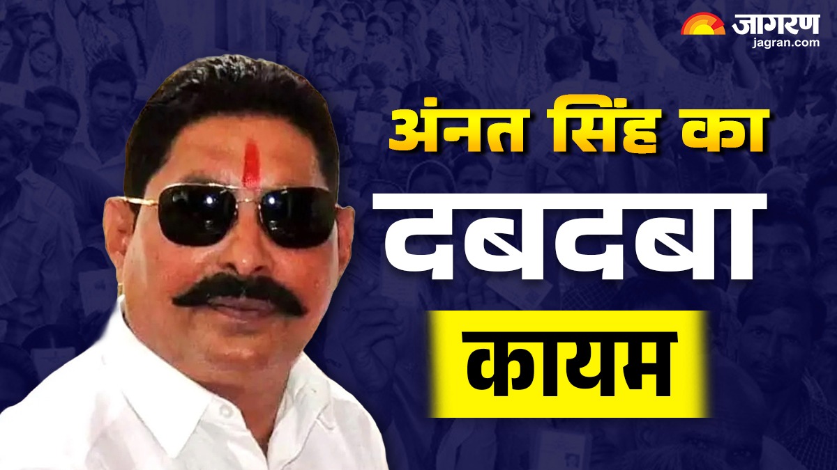 bihar election result 2025 anant kumar singh leads in mokama