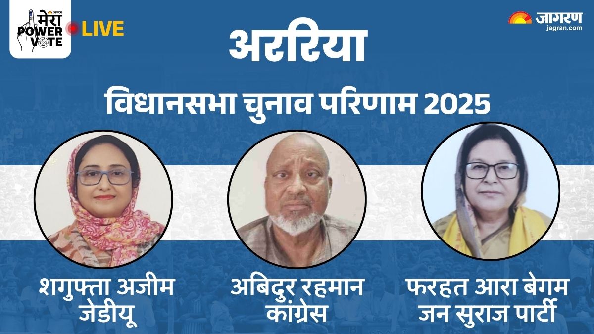 araria vidhan sabha chunav result 2025 rjd vs jdu vs bjp vs congress winner loser and latest update