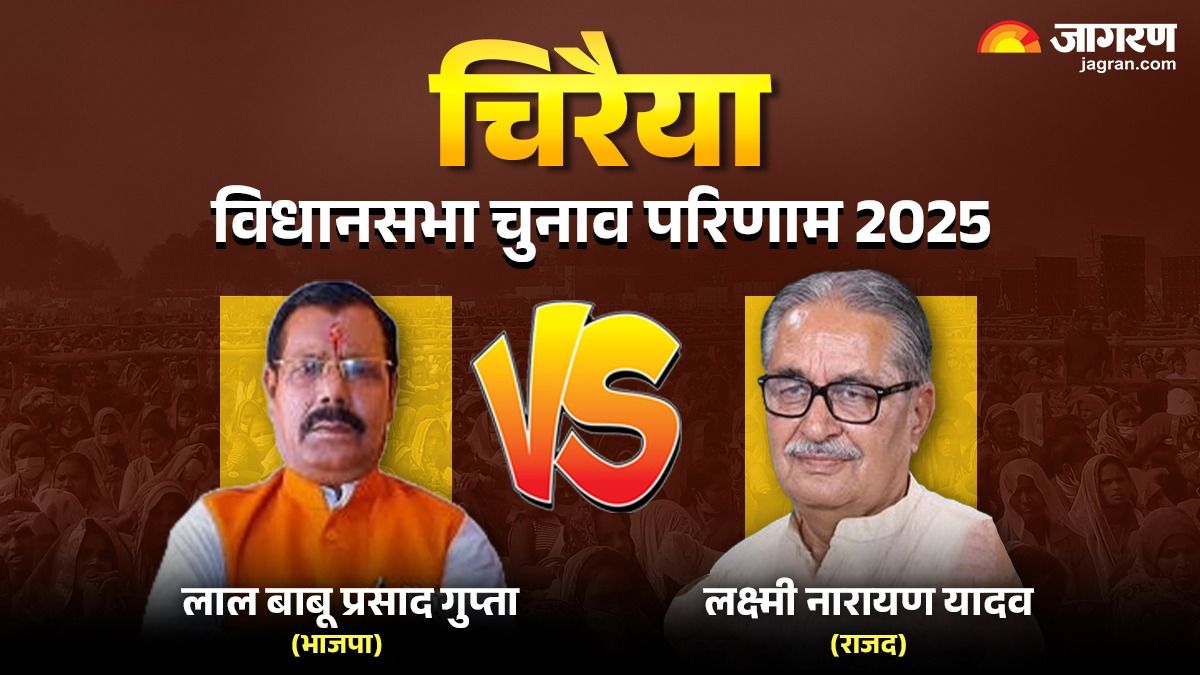 chiraia vidhan sabha chunav result 2025 rjd vs jdu vs bjp vs congress winner loser and latest update