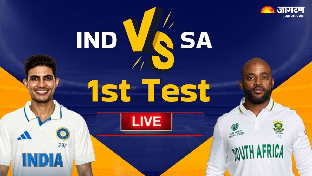 india vs south africa 1st test live score world test championships shubman gill rishabh pant dhruv jurel ravindra jadeja lb