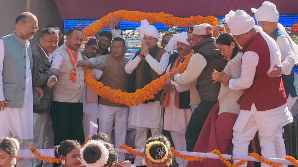 cm dhami inaugurated jouljibi mela and said it symbol of indianepal friendship