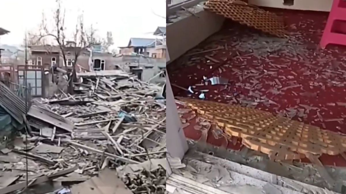 major action in delhi blast case terrorist umar nabis house in pulwama blown up with ied