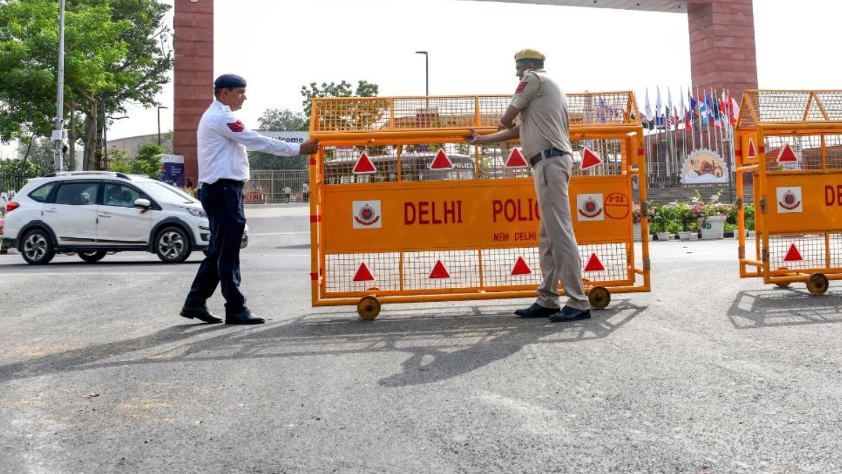 enhanced security at bharat mandapam trade fair 2025 after blast