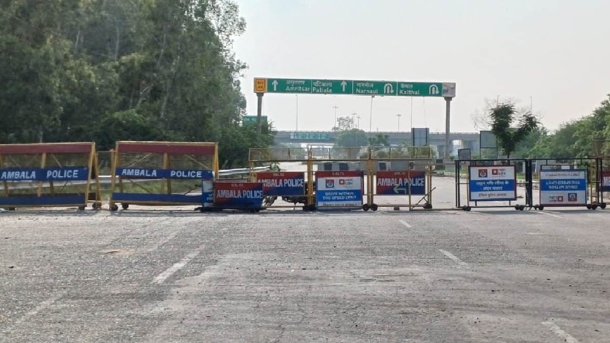 shambhu border closed today alternative routes for punjab to haryana