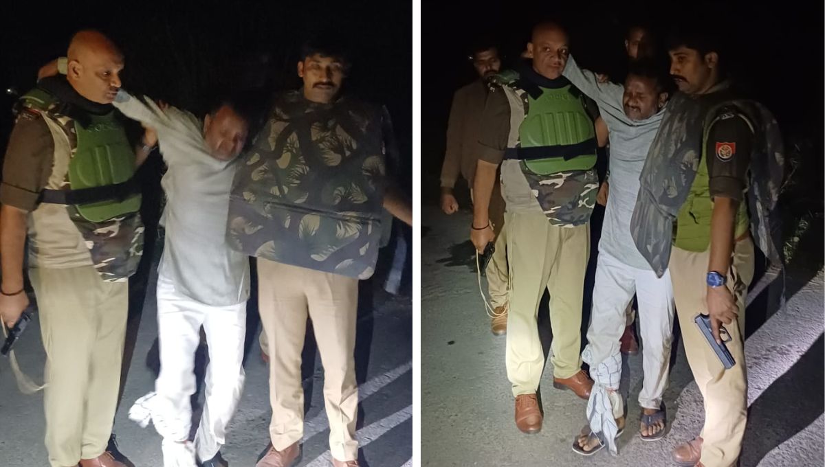 deoria police encounter arms smuggler arrested after shootout