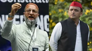 असदुद्दीन ओवैसी और अखिलेश यादव। (फाइल फोटो)
