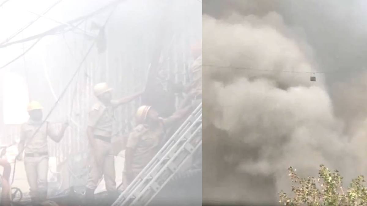 kolkata fire massive fire broke out at an electronics warehouse at ezra street
