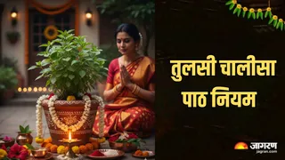 Tulsi Chalisa Path Vidhi: इस विधि से करें तुलसी चालीसा का पाठ (Image Source: AI-Generated)