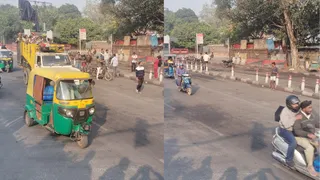 ब्लास्ट से प्रभावित सड़क को लोगों के लिए खोला गया। जागरण