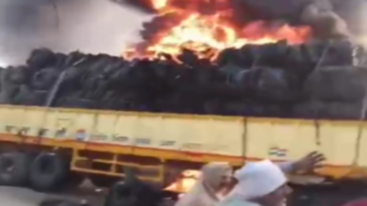 morena fire scrap tire container burns down in massive blaze