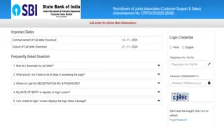 SBI Clerk Admit Card 2025: ऐसे डाउनलोड करें एडमिट कार्ड।