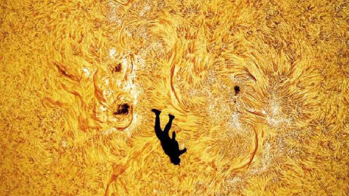 andrew mccarthy viral photo of man skydiver fallen in front of sun users reacts