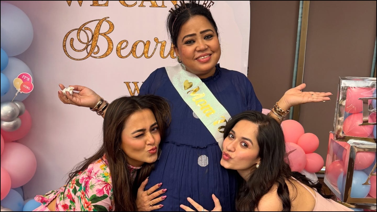 bharti singh baby shower she flaunt her baby bump with jannat zubair tejasswi prakash