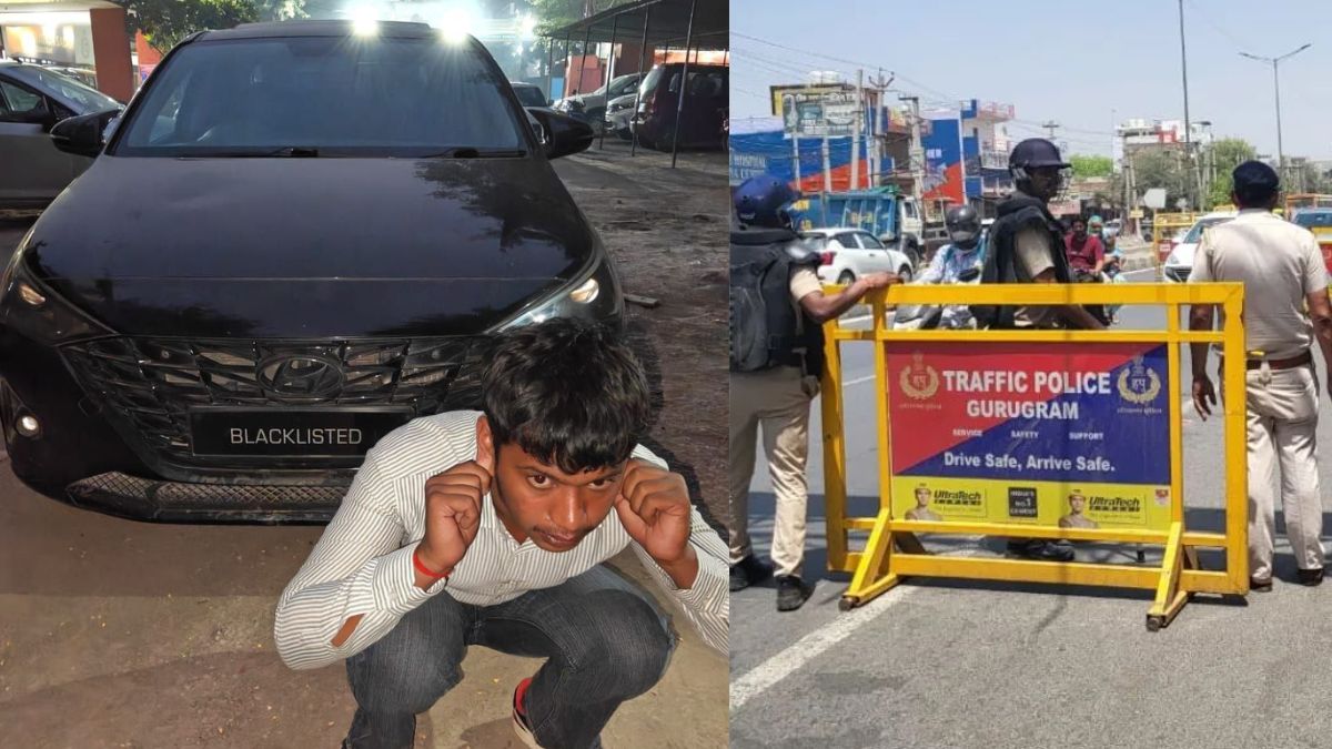 blacklisted yadav ba student arrested for car number plate slogan