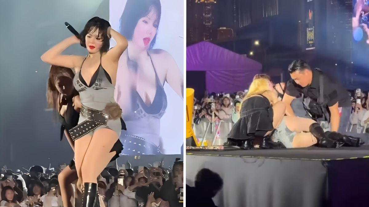 hyuna collapses on stage fans blame toxic k pop industry after 10 kg loss