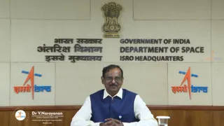 इसरो के अध्यक्ष वी. नारायणन। (फाइल)