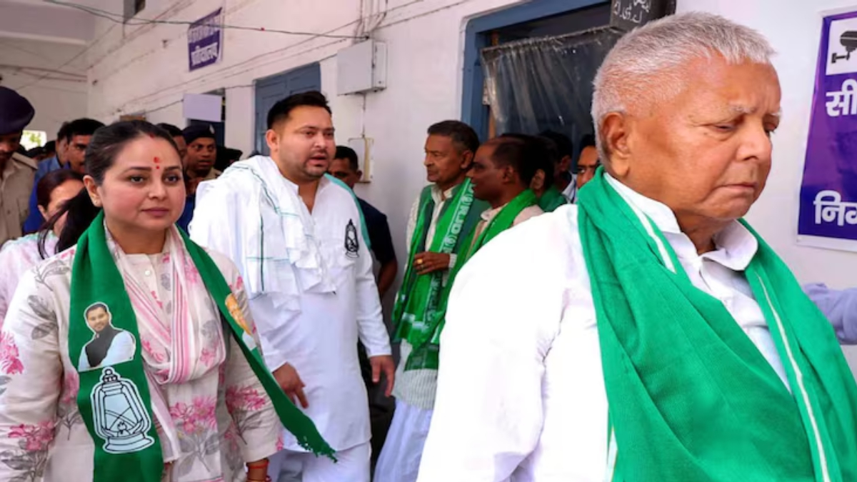 bjp slams lalu family after rohinis allegations patriarchy and antiwomen mindset