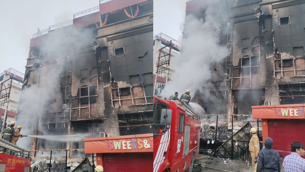 a massive fire broke out at a restaurant resulting in the death of an employee due to suffocation