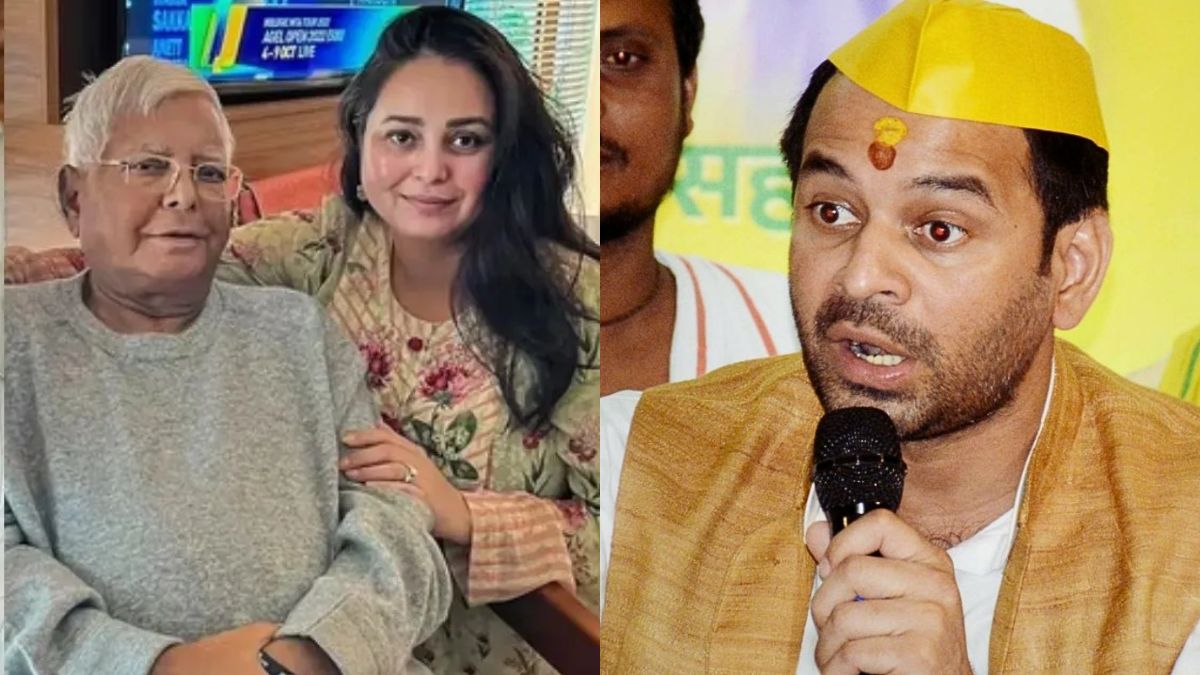 tej pratap reacts to rohinis allegations seeks action from lalu yadav