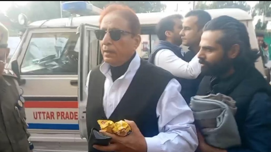 azam khans release attacks on bjp mla and sp mp after jail