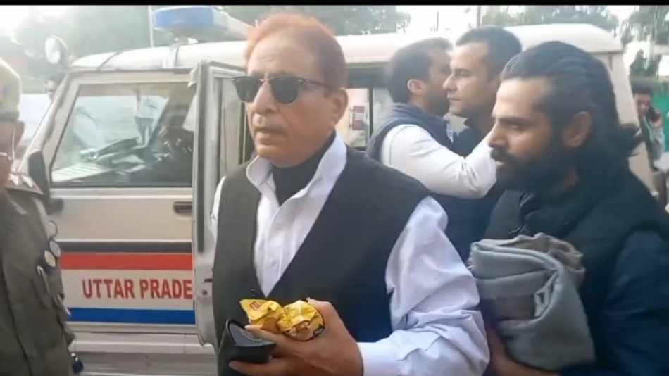 azam khan jailed again biscuit packets and barrack no 1