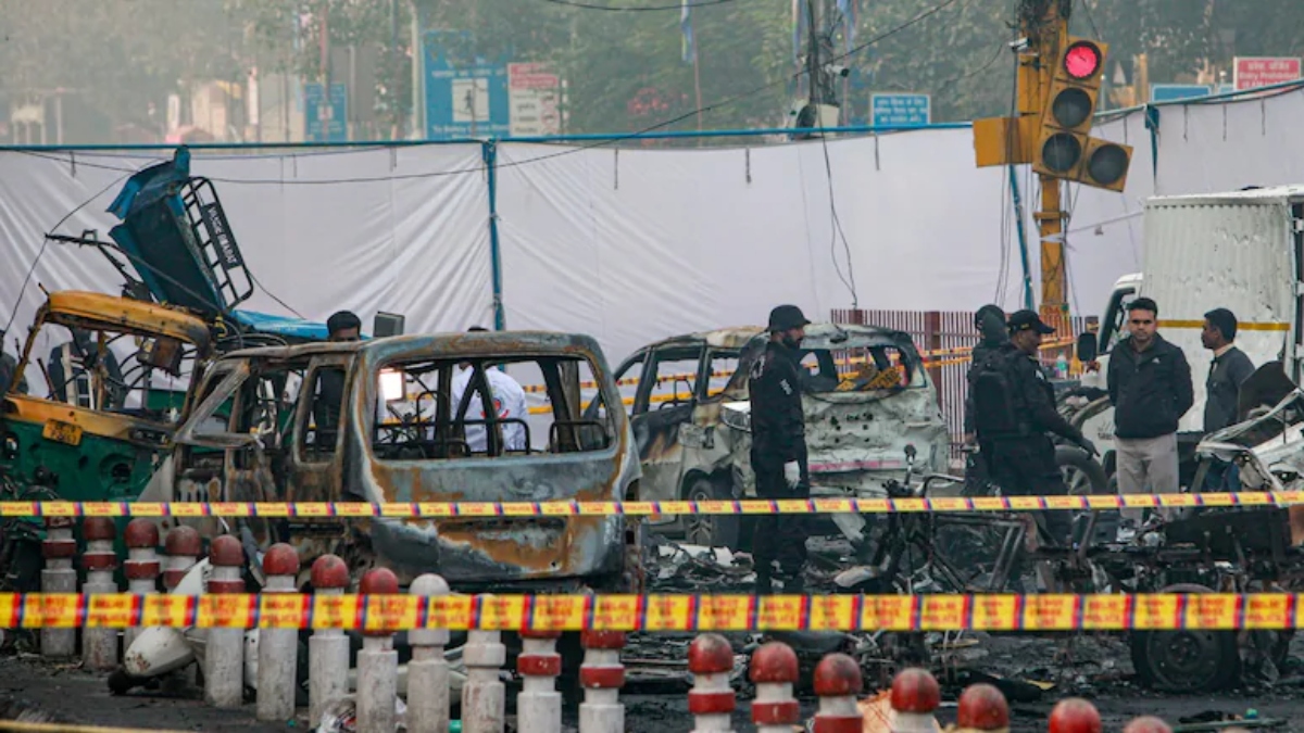 delhi blast congress leader links blast to kashmir bjp reacts